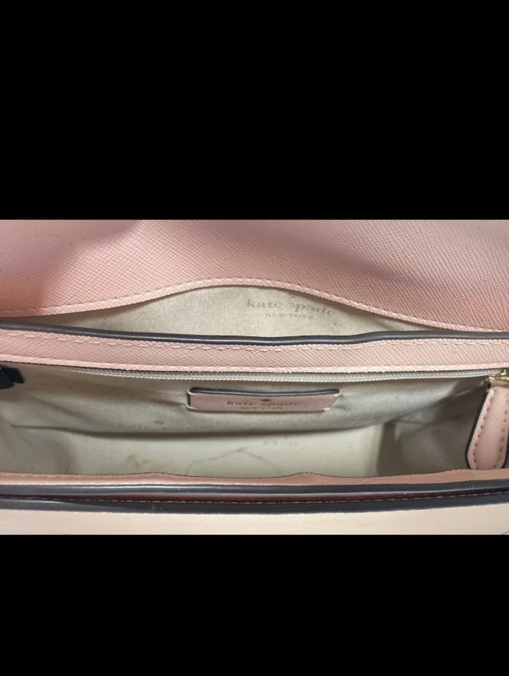 kate spade Pale Pink Crossbody Bag with Gold Hardware